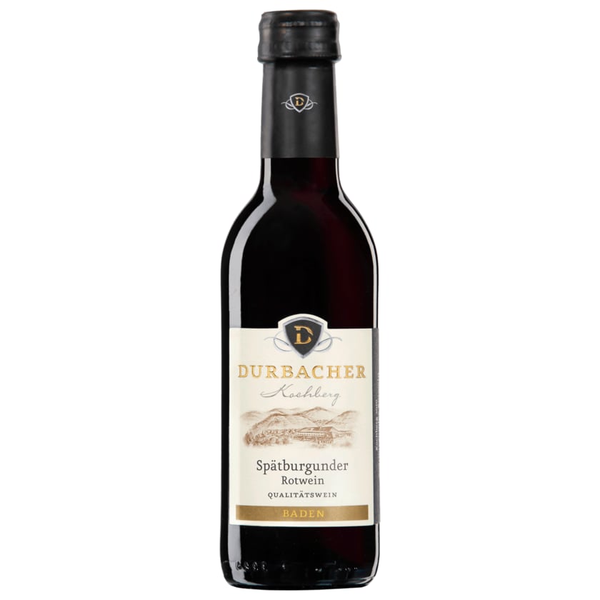 Durbacher Rotwein Spätburgunder QbA halbtrocken 0,25l